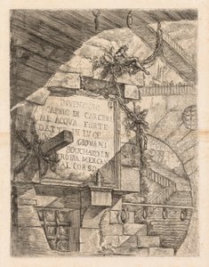 Hapishaneler: Başlık Sayfası -- Bir Hapishanenin İçi by Giovanni Battista Piranesi