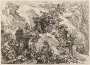 İskeletler by Giovanni Battista Piranesi