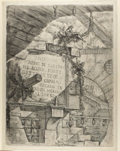 Hayali Hapishanelerden Başlık Sayfası by Giovanni Battista Piranesi