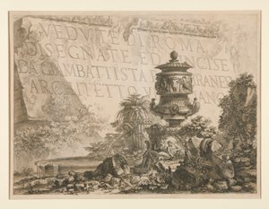 Başlık sayfası: Vedute di Roma