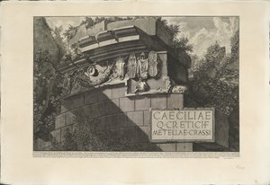 Tombe van Caecilia Metella te Roma Cecilia Metella
