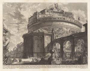 Mozolenin görünümü d by Giovanni-Battista Piranesi