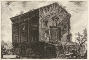 Egeria vadisinde bir ormanla çevrili antik çağda Camene Tapınağı