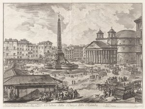 Veduta della Piazza della Rotunda (Piazza della Rotonda
