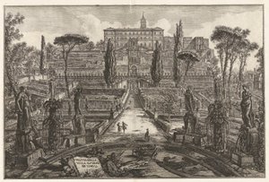 Villanın Görünümü d by Giovanni Battista Piranesi