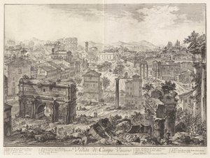 Veduta di Campo Vaccino (Campo Vaccino