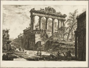 Roma Manzaralarından Sözde Concord Tapınağı