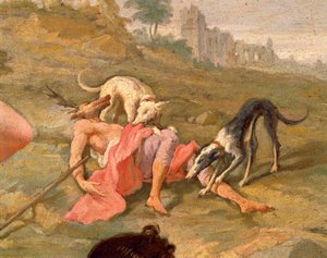 Diana ve Aktaeon by Giovanni Battista Pittoni