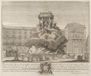 Tanrılar Konseyi, "Çin" Festivali için by Giovanni Battista Sintes probably after Nicola Michetti