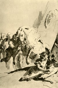 Alexander ve Bucephalus, 18. yüzyılın ortaları, 1928 by Giovanni Battista Tiepolo