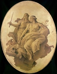 Barış ve Adalet Alegorisi by Giovanni Battista Tiepolo