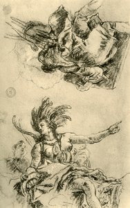 Amerika, 1753, 1928 by Giovanni Battista Tiepolo