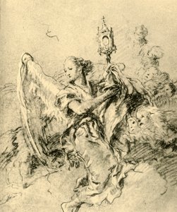 Canavarlı Melek, 1767-1769, 1928 by Giovanni Battista Tiepolo