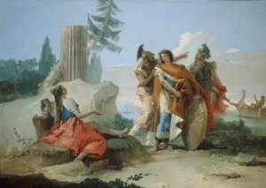 Armida Rinaldo Tarafından Terk Edildi, 1742-45 by Giovanni Battista Tiepolo