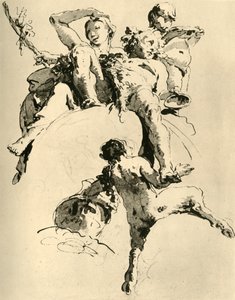 Bacchus ve Ariadne, c1740, 1928 by Giovanni Battista Tiepolo