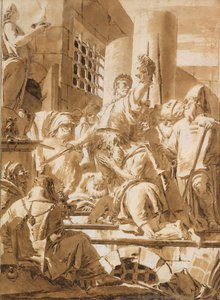 İki Erkek Azizin Kafasının Kesilmesi, 1696-1770. by Giovanni Battista Tiepolo