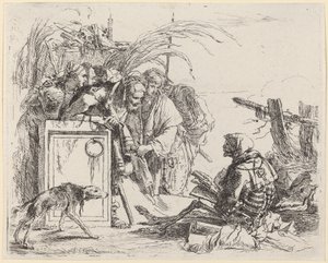 Ölüm Veren Seyirci by Giovanni Battista Tiepolo