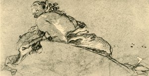 Kadın Faun, c1761, 1928 by Giovanni Battista Tiepolo