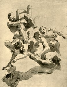 Devler savaşıyor, 18. yüzyılın ortaları, 1928 by Giovanni Battista Tiepolo