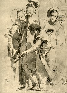 Şekil Grubu, 18. yüzyıl ortası, 1928 by Giovanni Battista Tiepolo