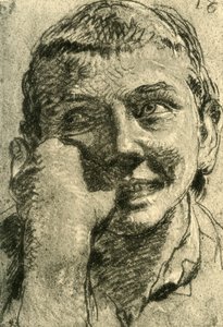 Gülen Bir Çocuğun Başı, 18. yüzyılın ortaları, 1928 by Giovanni Battista Tiepolo