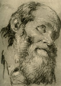 Yaşlı Bir Adamın Başı, c1755, 1928 by Giovanni Battista Tiepolo