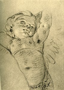 Uçan Aşk Tanrısı, 18. yüzyılın ortaları, 1928 by Giovanni Battista Tiepolo