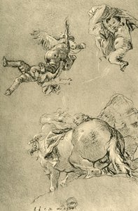 Uçan Cupids ve Horae