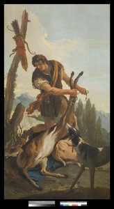 Geyikli Avcı, 1718 by Giovanni Battista Tiepolo