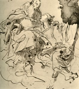 Yaşlı Adam ve Genç Kadın, 1761, 1928 by Giovanni Battista Tiepolo