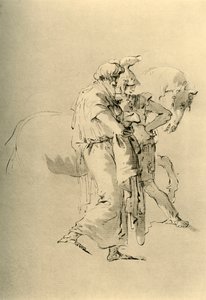 Yaşlı adam ve Genç asker, 18. yüzyılın ortaları, 1928 by Giovanni Battista Tiepolo