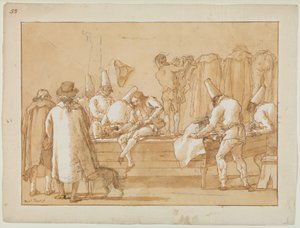 Punchinello, Terzi Asistanı olarak, c.1800 by Giovanni Battista Tiepolo