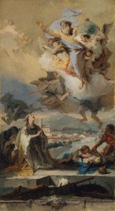 Aziz Thecla Veba Hastalığı İçin Dua Eder, 1758-59 by Giovanni Battista Tiepolo