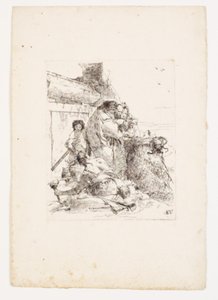 yılan kurban by Giovanni Battista Tiepolo