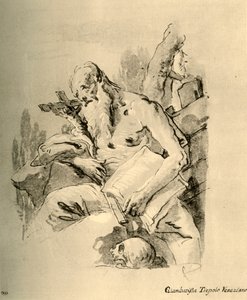 Aziz Jerome, 18. yüzyılın ortaları, 1928 by Giovanni Battista Tiepolo