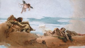 c önce Danışman Kişileştirme ile Tavan Çalışması. 1762. by Giovanni Battista Tiepolo
