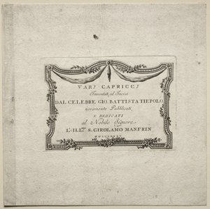 Çeşitli Kaprisler by Giovanni Battista Tiepolo