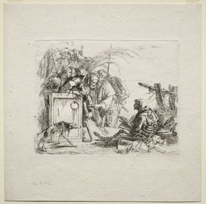 Çeşitli Kaprisler: Ölüm Veren Seyirci by Giovanni Battista Tiepolo