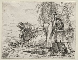 Çeşitli Kaprisler: Kitap Tutan Filozof by Giovanni Battista Tiepolo