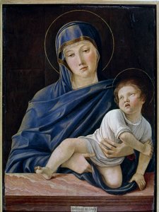 Leydi Lochis#39;imiz. Madonna ve Çocuk by Giovanni Bellini
