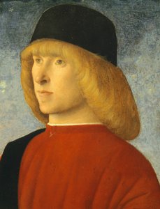 Genç senatörün portresi, Giovanni Bellini (1431-36 - 1516), panel üzerine yağlı boya, 35x26,4 cm, yaklaşık 1485-1490 by Giovanni Bellini