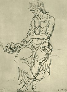 Astronomik aletle oturan adam, 15. yüzyılın sonlarında, 1943. by Giovanni Bellini