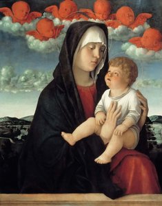 Bakire ve çocuk, c. 1500. by Giovanni Bellini