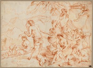 Bir Herm Öncesinde Bacchanal by Giovanni Benedetto Castiglione