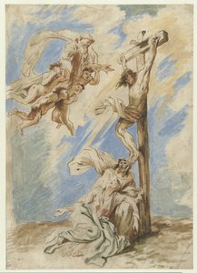 İsa çarmıhta by Giovanni Benedetto Castiglione