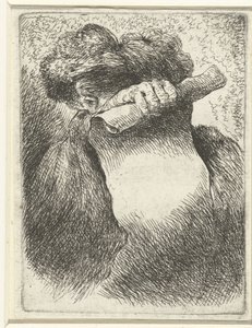 Bandrol olan bir adamın başı Oryantal başlıklı kafalarla ilgili küçük bir çalışma (seri başlığı) by Giovanni Benedetto Castiglione
