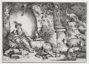 melankoli by Giovanni Benedetto Castiglione