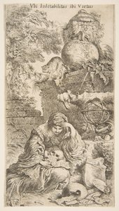 Melenkoli, yaklaşık 1645-1646. by Giovanni Benedetto Castiglione