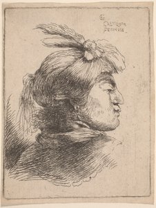 Küçük Oryantal Kafa by Giovanni Benedetto Castiglione
