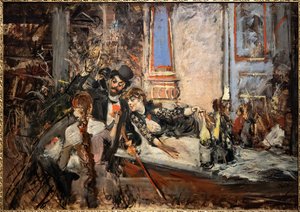 Folies Bergere'de by Giovanni Boldini